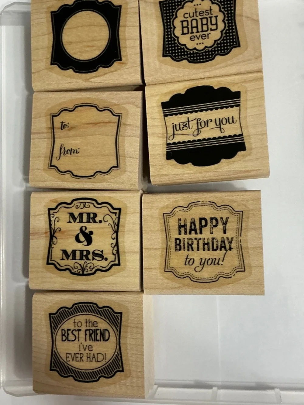 Stampin’ Up Label Love Stamp Set